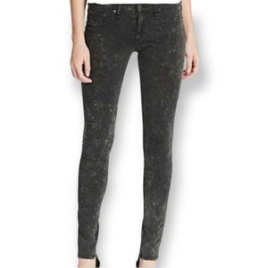 Rag & Bone Skinny Jeans, Black Acid Wash, Size 27 Pant